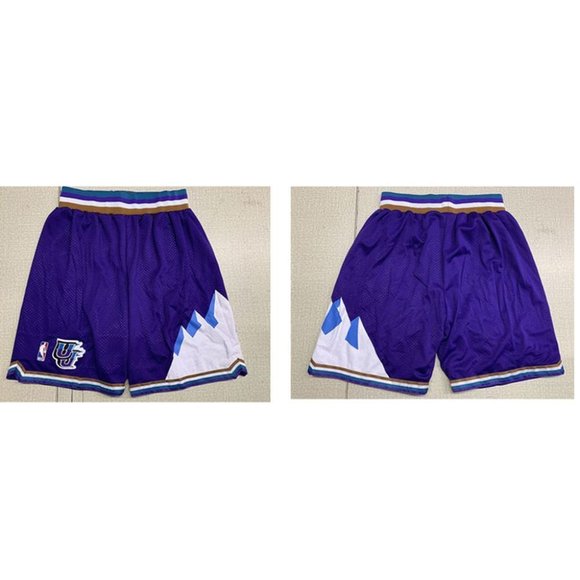 utah jazz retro shorts